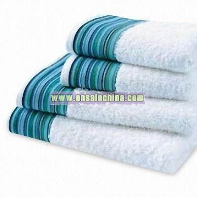 Bath Towels solid with colored