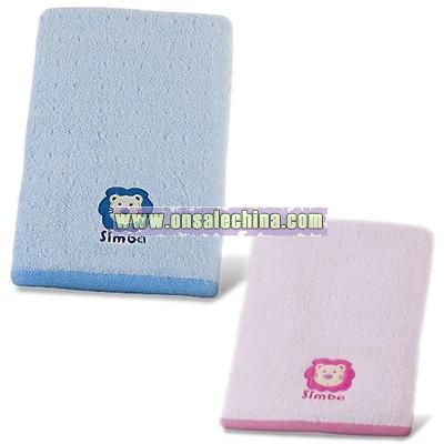 Embroidered Baby Bath Towel