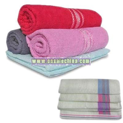 Pure Cotton Colorful Bath Towels