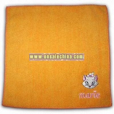 Microfiber Face Towel with Velour Finish