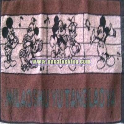 Mickey Mouse Designed Face Towel