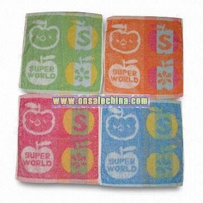 100% Cotton Face Towel in Various Colors