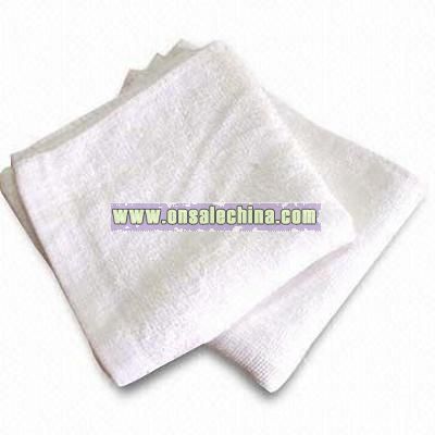 Cotton Face Towel in White