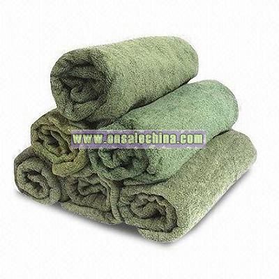 Soft Hand Towel in Green Color