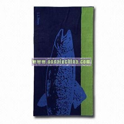 Hand Towel with Fish Design