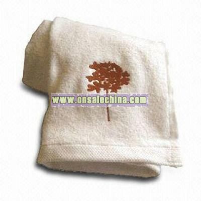 Hand Towel with Printed Design