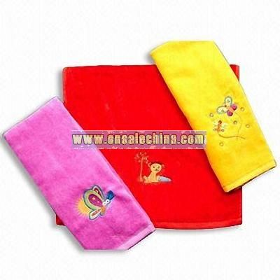 Terry Velour Embroidery Towel