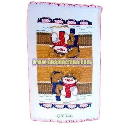 Tea Towel with Excellent Water Absorbency and Bright Color Features