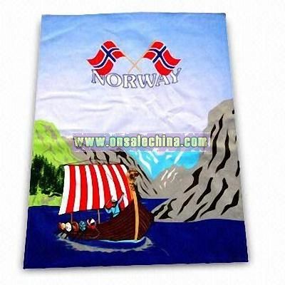 Tea Towel with Printing and Good Absorbency