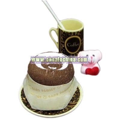 Chocolate Bear Cake Towel for Promotional Gift