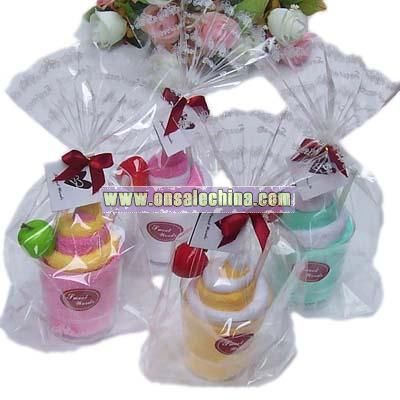 Color ice cream Cake Towel Gifts