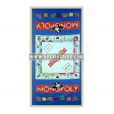 Monopoly Game Beach Towel