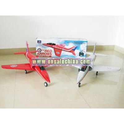 R/C 4CH Airplane Red Arrows