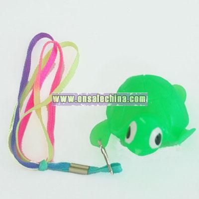 Flashing Tortoise toy with cord