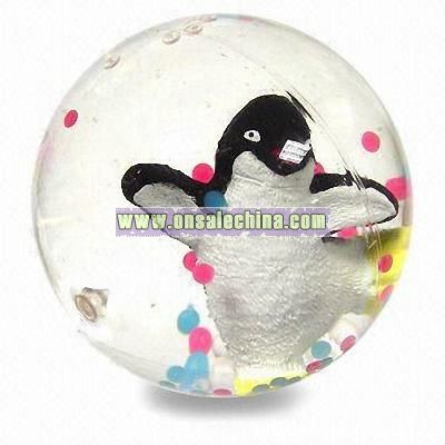 Penguin Design Water Bouncing Ball