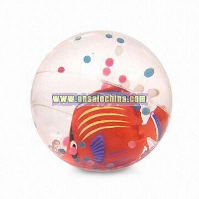 Floating Fish Water Bouncing Ball with Base