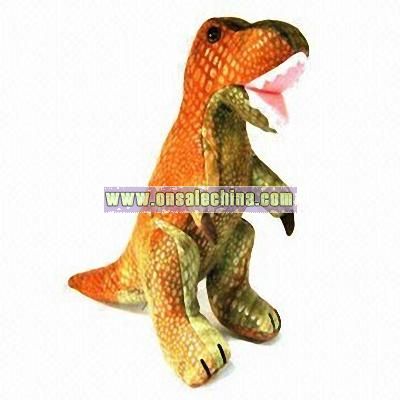 Plush and Polymer Expansion Toy Dinosaur