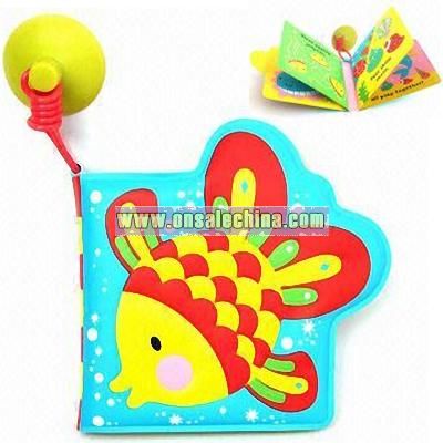 Floatable Intelligence Bath Reading Book with Lovely Images-Bath Toys