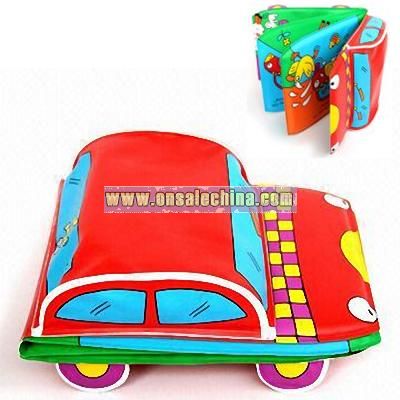 Floatable Intelligence Car Bath Reading Book with Offset Printing