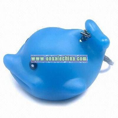 Touch Flashing Bath Toy with KeyChain