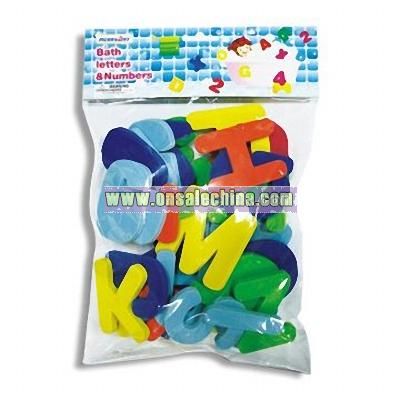 Foam Bath Letters and Numbers