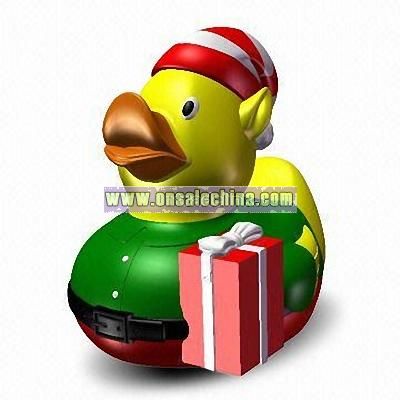 Christmas Rubber Elf Duck Toys