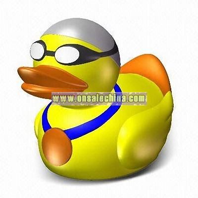 Floating Rubber Gold Medal Swim Duck Toys