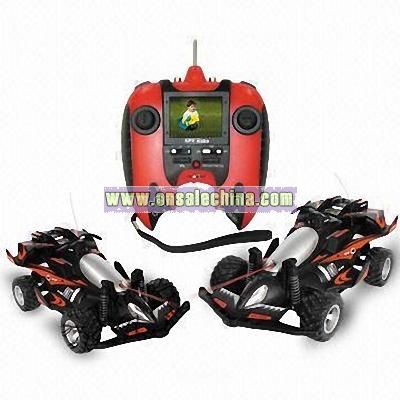 RC Car with Combat Function and Built-in Miniature Wireless Video Camera