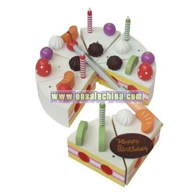 Wooden Cake Toys