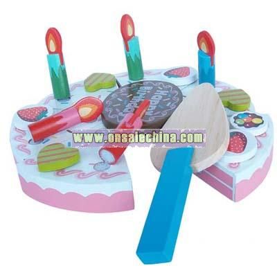 Toys Wooden Cake