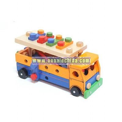 Wooden Toys Tool Truck