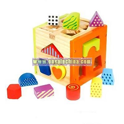 Wooden Toys-Shape Sortting Box