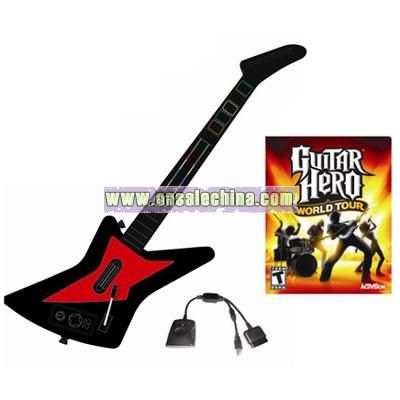 2 in 1 Wireless Guitar for PS3 PS2