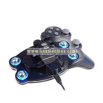 4 in 1 Charge Cradle for PS3 Game Accessories Controller with Blue Light