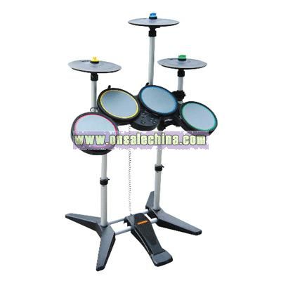 Universal Wireless Drum Kit for Wii Console Video Game Accessories
