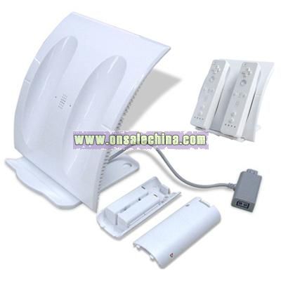 Wireless Charger for Wii Remote Controller Video Game Accessories