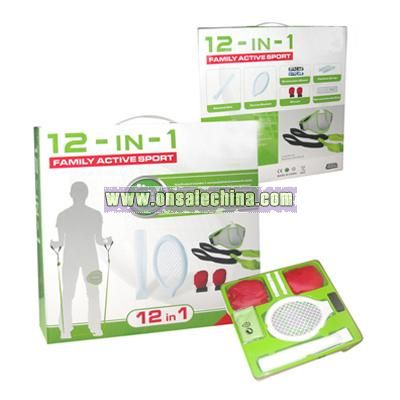 12 In 1 Family Active Sport for Wii Video Game Accessory