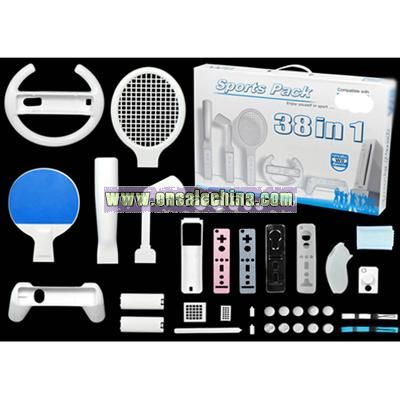 38 In 1 Sports Pack for Wii Game Accessories
