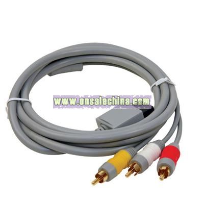 AV Cable for Wii Video Game Accessories