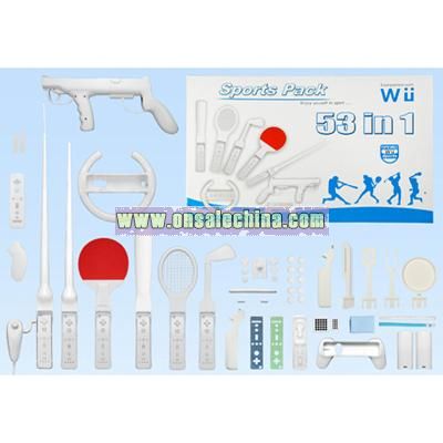 53 In 1 Sports Pack for Wii Video Game Accessories