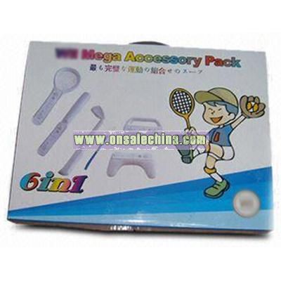 6 in 1 Sports Pack Play Game for Nintendo Wii Remote Video Game Accessory