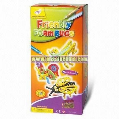 Friendly Foam Bugs DIY Toy