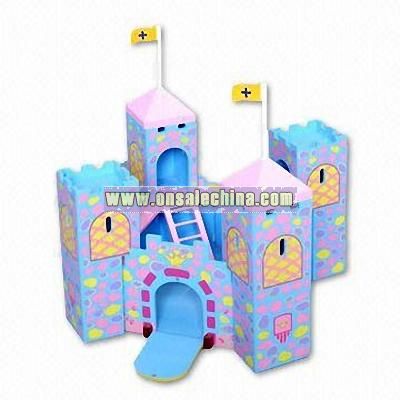 Wooden Castle on Wooden Toy Castledescription Of Castle Setcomposed Of 