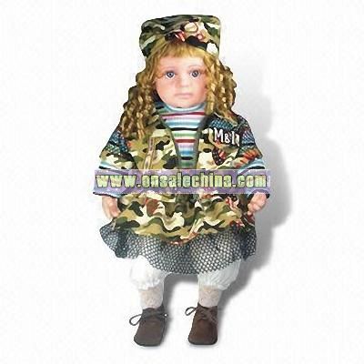 Doll with Fashionable Hair and Nice Dress