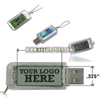 Solar LCD USB Flash Drive