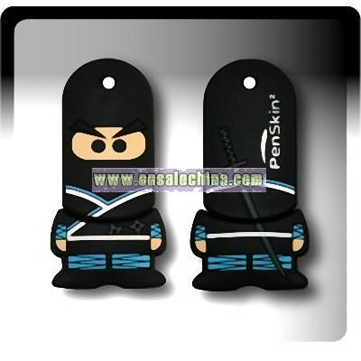 Ninja Boy Black Cartoon USB Flash Drives