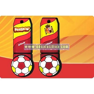 Spain Soccer USB Flash Drives