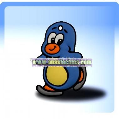 Penguin Skate Blue USB Flash Drives