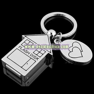 USB My Home Keychain Flash Drive