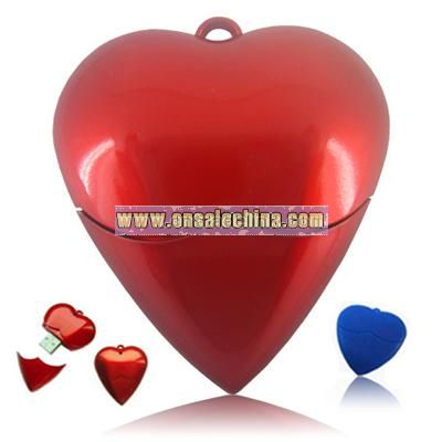 Red heart Usb Flash Disk